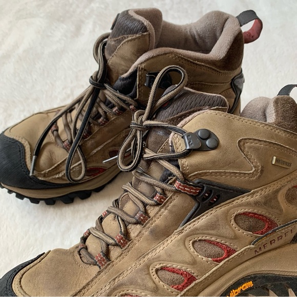 Women's Merrell Waterproof Vibram Hiking Boots Size 8.5 - Picture 6 of 14